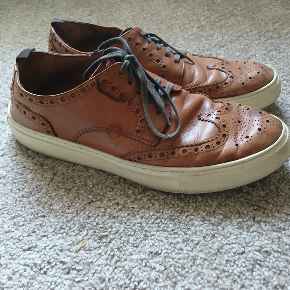 Cole Haan Tan Leather Brogue Men\'s Loafers main image 7